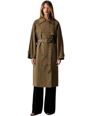 Michael Kors Trench Coats - Verde