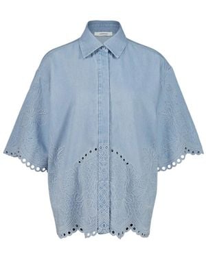 Zimmermann Denim Shirts - Blau