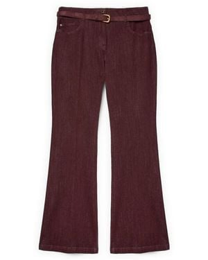 FIORELLA RUBINO Flared Jeans - Morado