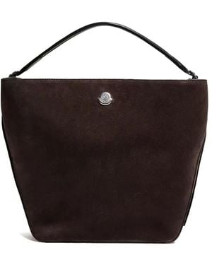 Moncler Tassen ,Bruin ,Carlo Hobo - Zwart
