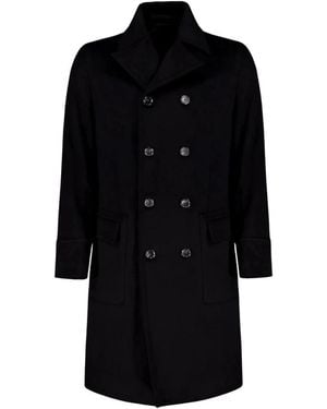 AUTORE Double-Breasted Coats - Black
