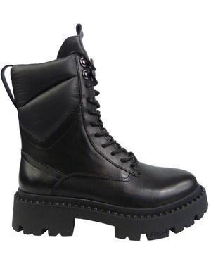Ash Lace-Up Boots - Black