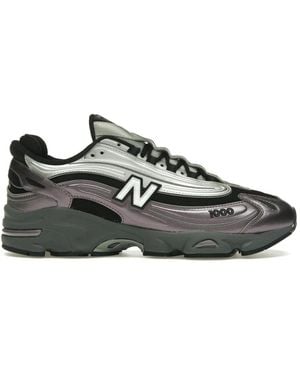 New Balance Schoenen ,Veelkleurig ,Nylon 1000 Sneaker - Zwart