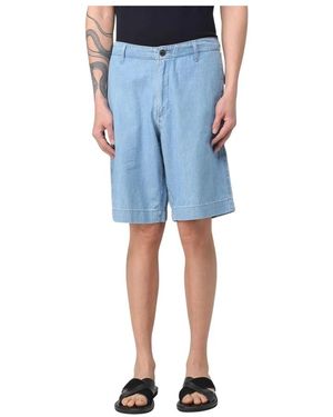 Emporio Armani Denim Shorts - Blu