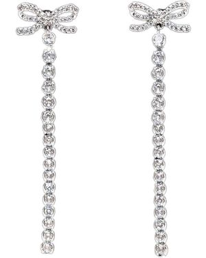 Self-Portrait Earrings - White