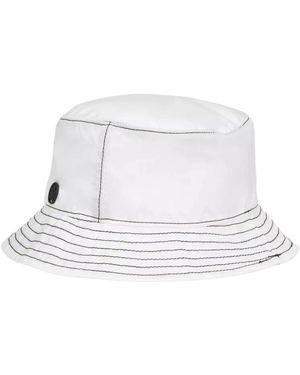 Maison Michel Witte Bucket Hat Jason Stijl