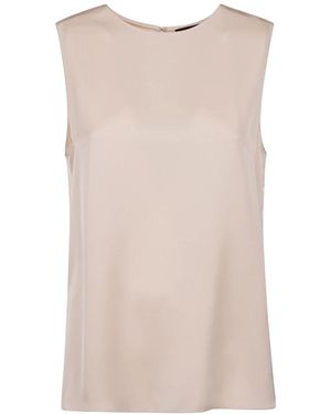 Theory Sleeveless Tops - Naturel