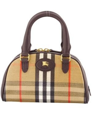 Burberry Highlands Mini Bowling Bag - Bruin