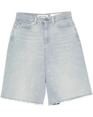 Our Legacy Denim Shorts - Blue