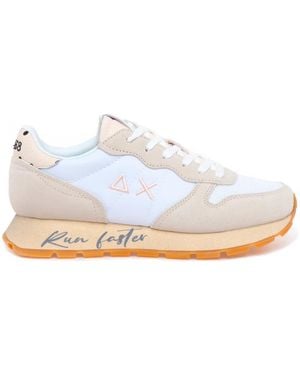 Sun 68 Trainers - White