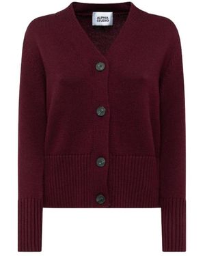 Alpha Studio Cardigans - Paars