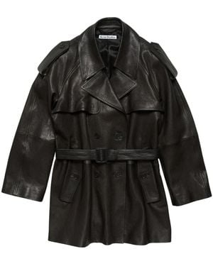 Acne Studios Leather Jackets - Nero