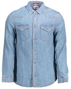 Tommy Hilfiger Denim Shirts - Blue
