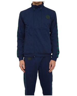 Bikkembergs Hoodies & Sweatvesten ,Blauw ,Katoen Blauw Shirt Stijlvol Casual Mode