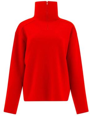 AURALEE Turtlenecks - Red