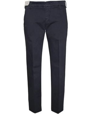 Entre Amis Slim-Fit Trousers - Blue