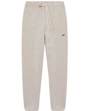 Autry Embroidered Logo Sweatpants - Naturel