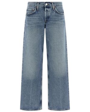 Agolde Wide Jeans - Azul