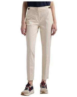 Harmont & Blaine Cropped Trousers - Natural