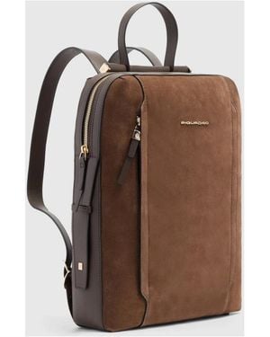 Piquadro Circle Laptop Rucksack 35,6 Cm - Braun