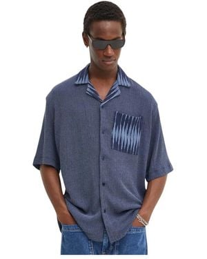 Desigual Short Sleeve Shirts - Blu