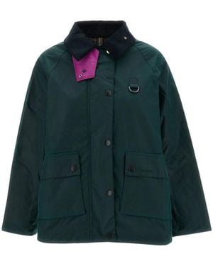 Barbour Jassen ,Groen ,Katoen Waxed Cotton Jacket
