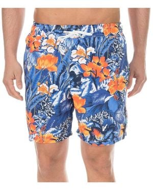 Hackett Bermuda Zwembroek Met Mesh Binnenvoering - Blauw
