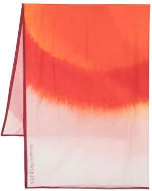 McQueen Silky Scarves - Rosa
