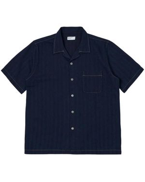 Universal Works Road Shirt - Blau