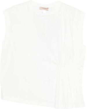Twinset Mouwloze Top - Wit