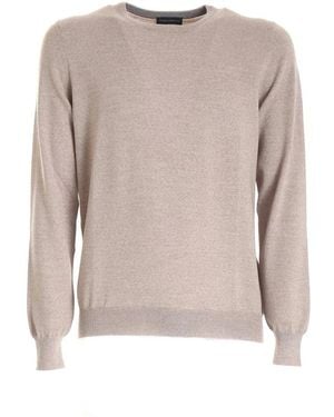 Paolo Fiorillo Round-Neck Knitwear - Natural