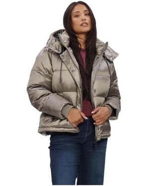 Mos Mosh Jassen Mmjilly Metallic Down Jacket - Grijs