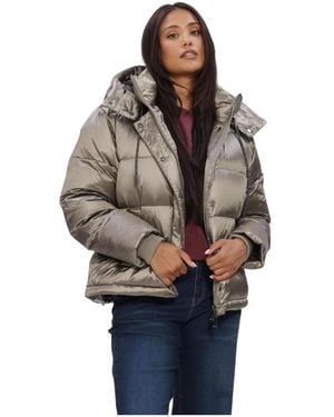 Mos Mosh Jassen Mmjilly Metallic Down Jacket - Grijs