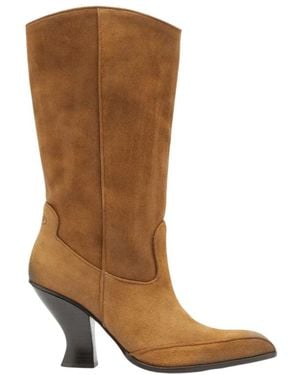 DIESEL Heeled Laarzen - Bruin