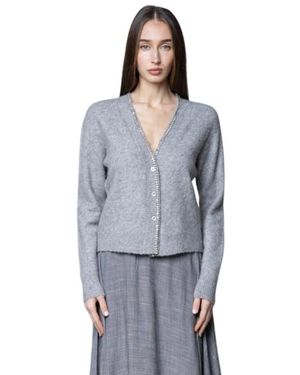 Kaos Cardigan - Blauw
