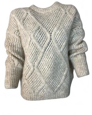 ViCOLO Rundhals-Strickpullover - Grau
