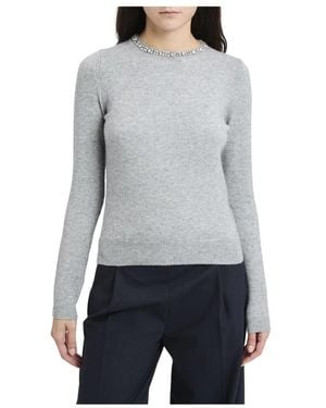 Kaos Ronde Hals Trui - Grijs