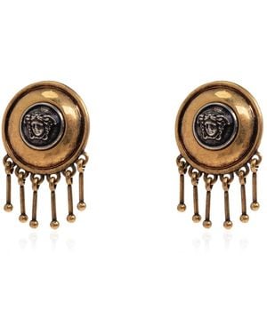Versace Medusa Hoofd Clip-On Oorbellen - Metallic