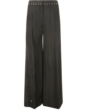 Mugler Wide Trousers - Black