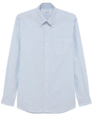 AMISH Overhemden ,Blauw ,Katoen Shirt America