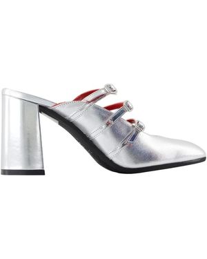 CAREL PARIS Heeled Mules - White