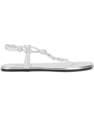 Jil Sander Flat Sandals - White