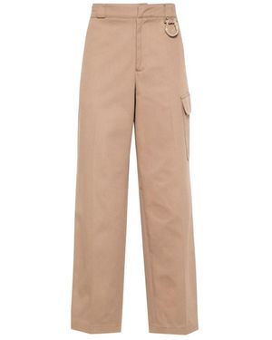 Paura Straight Trousers - Natural
