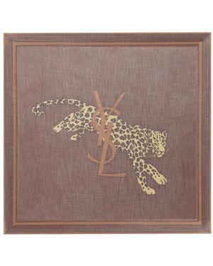 Saint Laurent Winter Scarves - Marrón