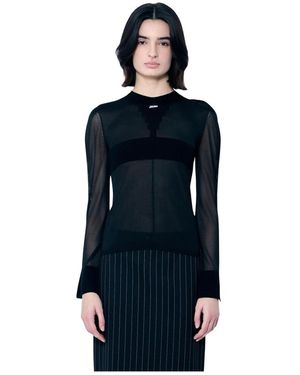 Jean Paul Gaultier Round-Neck Knitwear - Blu