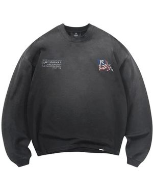 Represent Hoodies & Sweatvesten ,Zwart ,Katoen Eagle Long Sleeve T-Shirt - Grijs