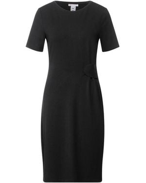 Street One Knitted Dresses - Black