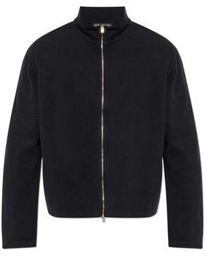 Our Legacy Hoodies & Sweatvesten ,Zwart ,Katoen Shrunken Fullzip Sweatshirt - Blauw