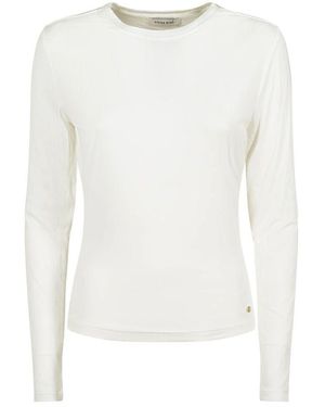 Anine Bing Langarm Tee - Weiß