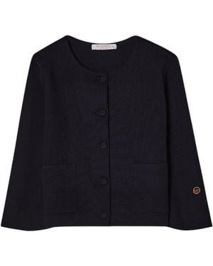 BUSNEL Lisa Kurze Wolljacke - Schwarz